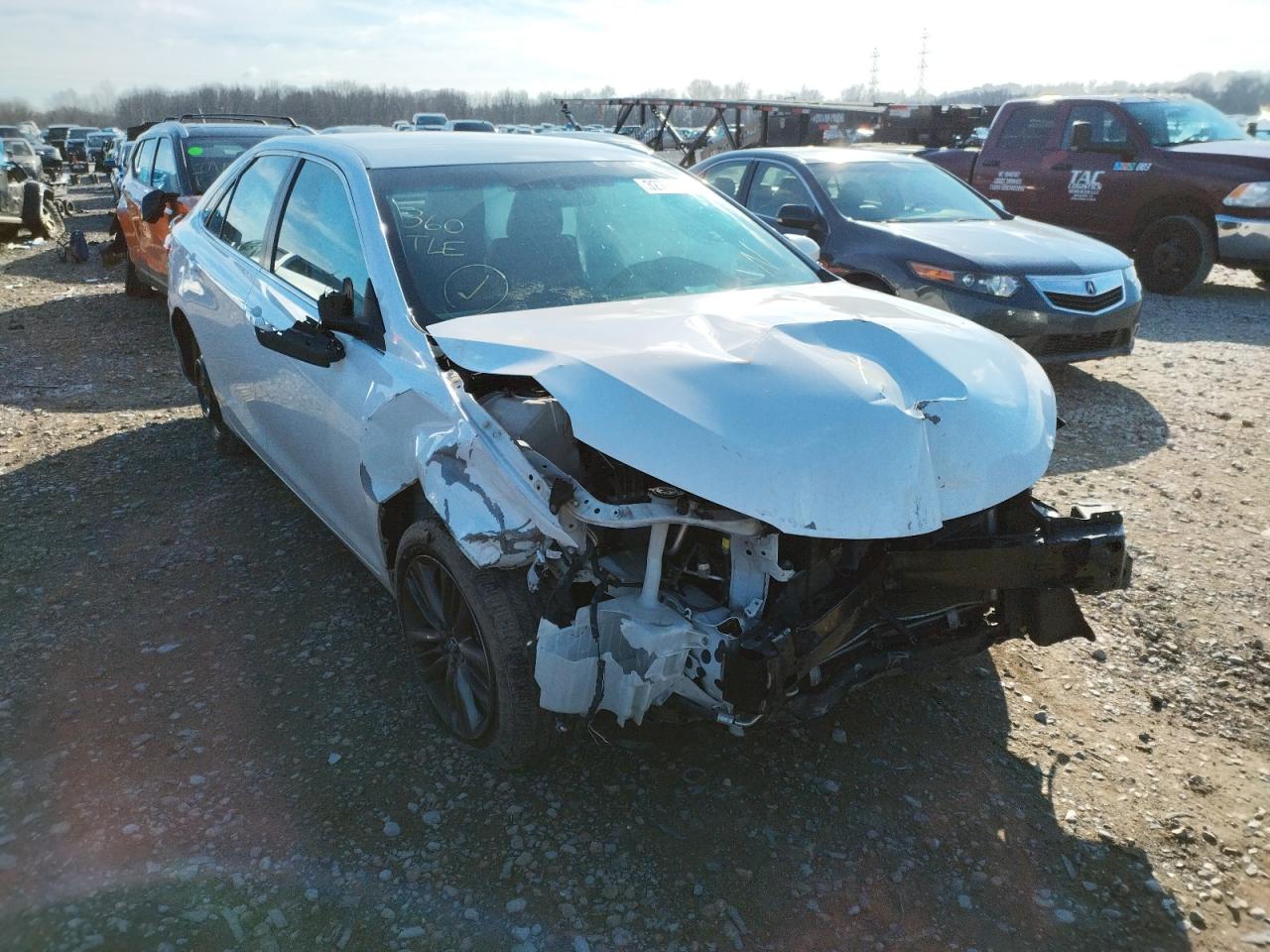 TOYOTA CAMRY LE 2015 with VIN 4T1BF1FK7FU881427 - Photo from auction