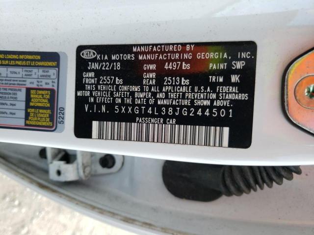 Photo 10 from auction – 2018 KIA OPTIMA LX with VIN 5XXGT4L38JG244501