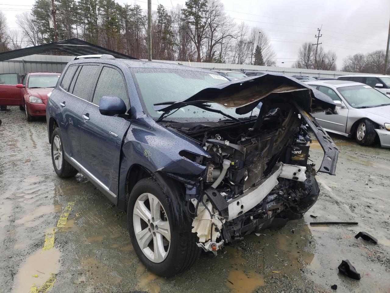 TOYOTA HIGHLANDER 2013 with VIN 5TDYK3EH6DS107957 - Photo from auction