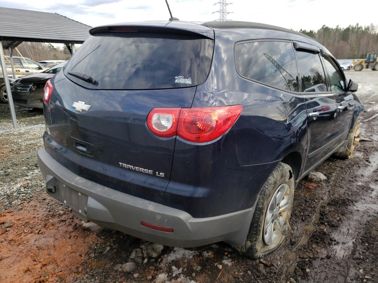 Photo 4 from auction – 2012 CHEVROLET TRAVERSE L with VIN 1GNKRFED8CJ324946