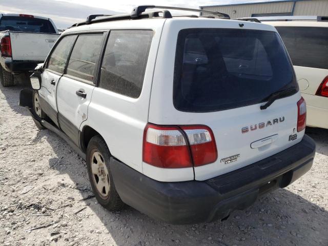 Photo 3 from auction – 2001 SUBARU FORESTER L with VIN JF1SF63561G710195