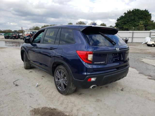Photo 3 from auction – 2021 HONDA PASSPORT E with VIN 5FNYF7H54MB003517