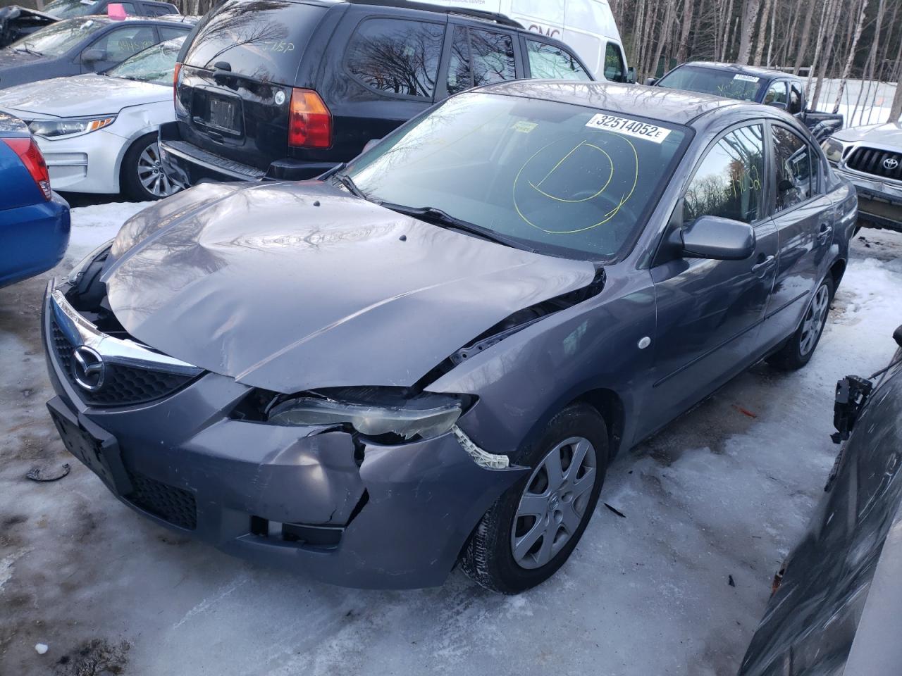 Photo 2 from auction – 2008 MAZDA 3 I with VIN JM1BK12G981781089