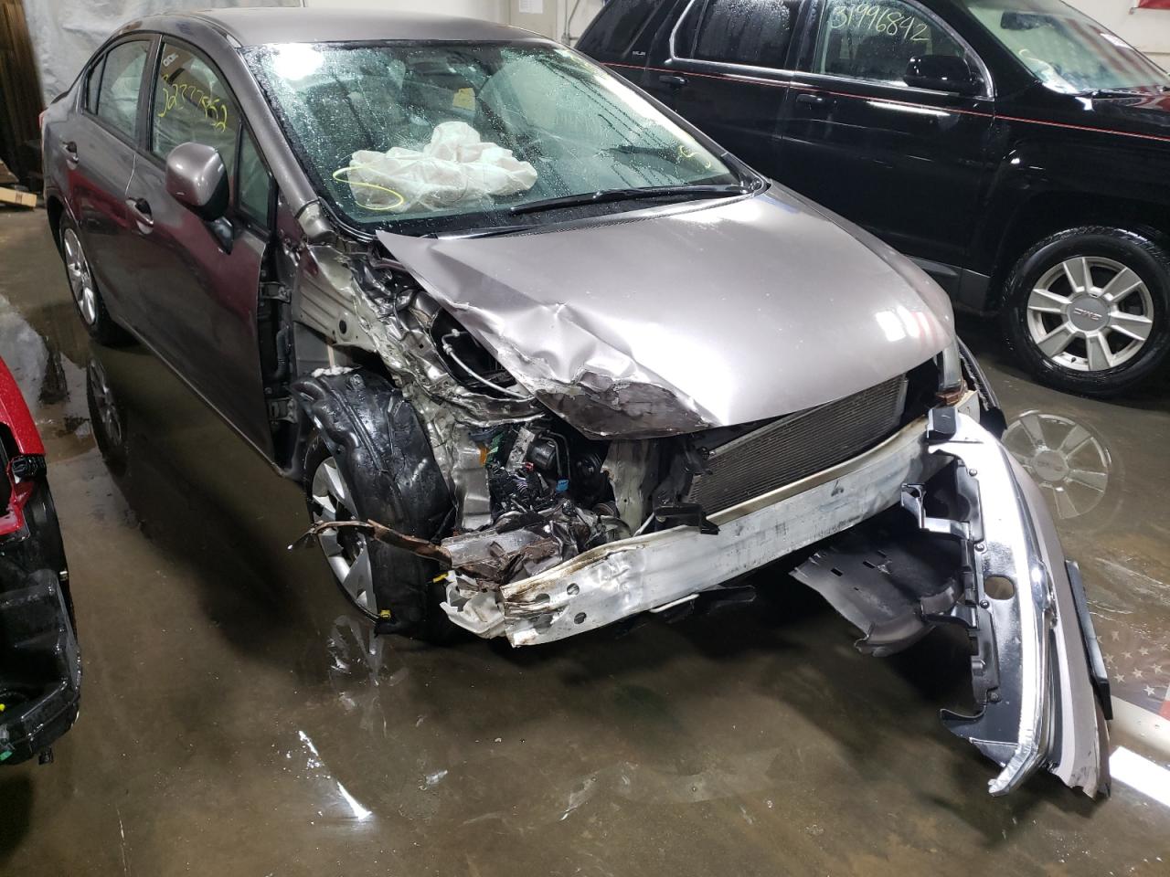 HONDA CIVIC LX 2012 with VIN 19XFB2F59CE089291 - Photo from auction
