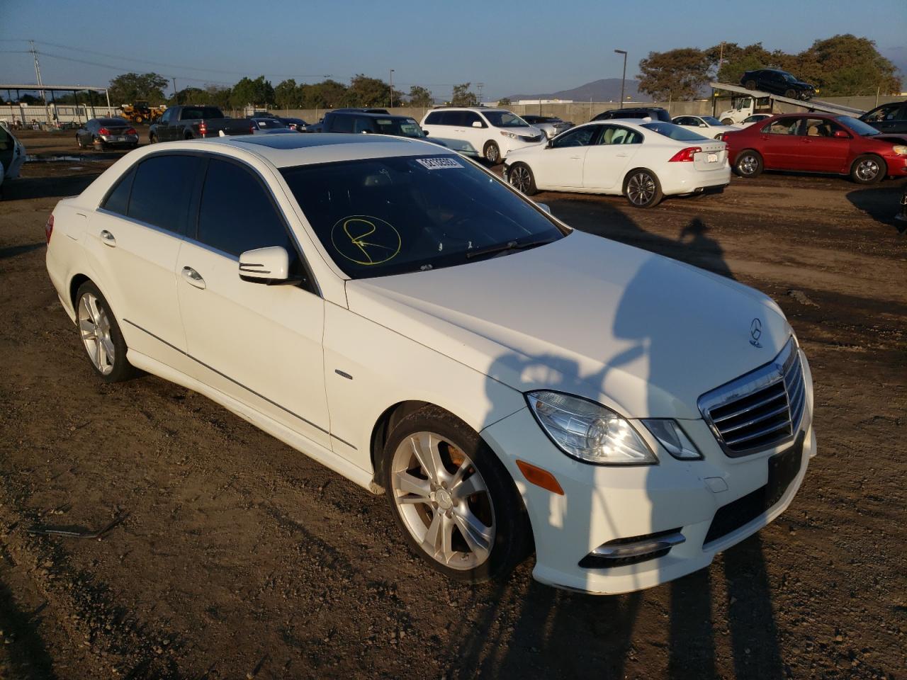 MERCEDES-BENZ E 350 2012 with VIN WDDHF5KB9CA573755 - Photo from auction