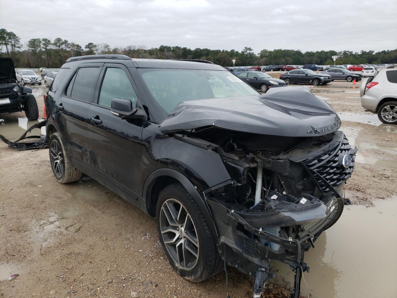 FORD EXPLORER S 2019 with VIN 1FM5K8GT2KGB42029 - Photo from auction