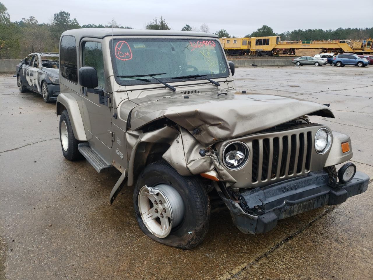 JEEP WRANGLER / 2004 with VIN 1J4FA59SX4P709454 - Photo from auction