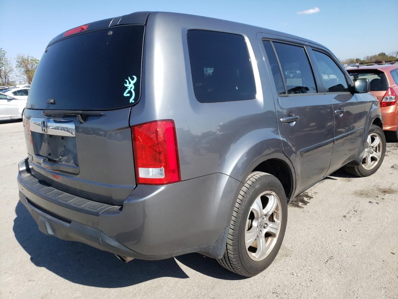 Photo 4 from auction – 2012 HONDA PILOT EX with VIN 5FNYF3H47CB009522