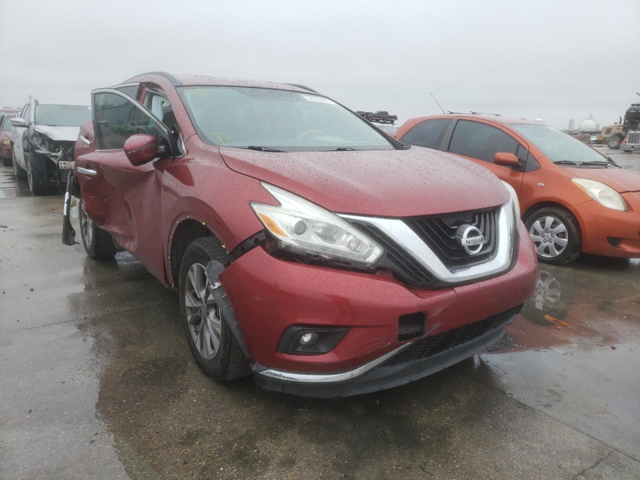 NISSAN MURANO S 2016 with VIN 5N1AZ2MG6GN113084 - Photo from auction