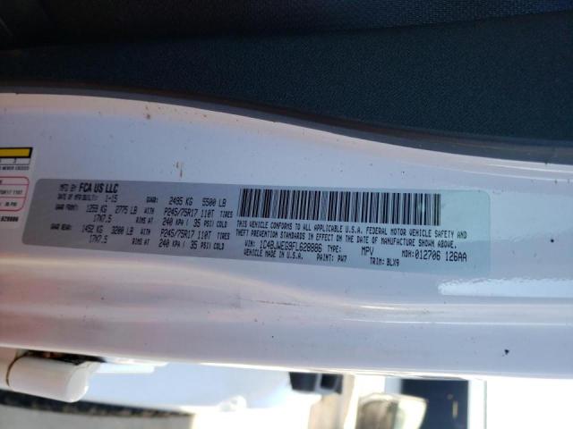 Photo 10 from auction – 2015 JEEP WRANGLER U with VIN 1C4BJWEG9FL628886