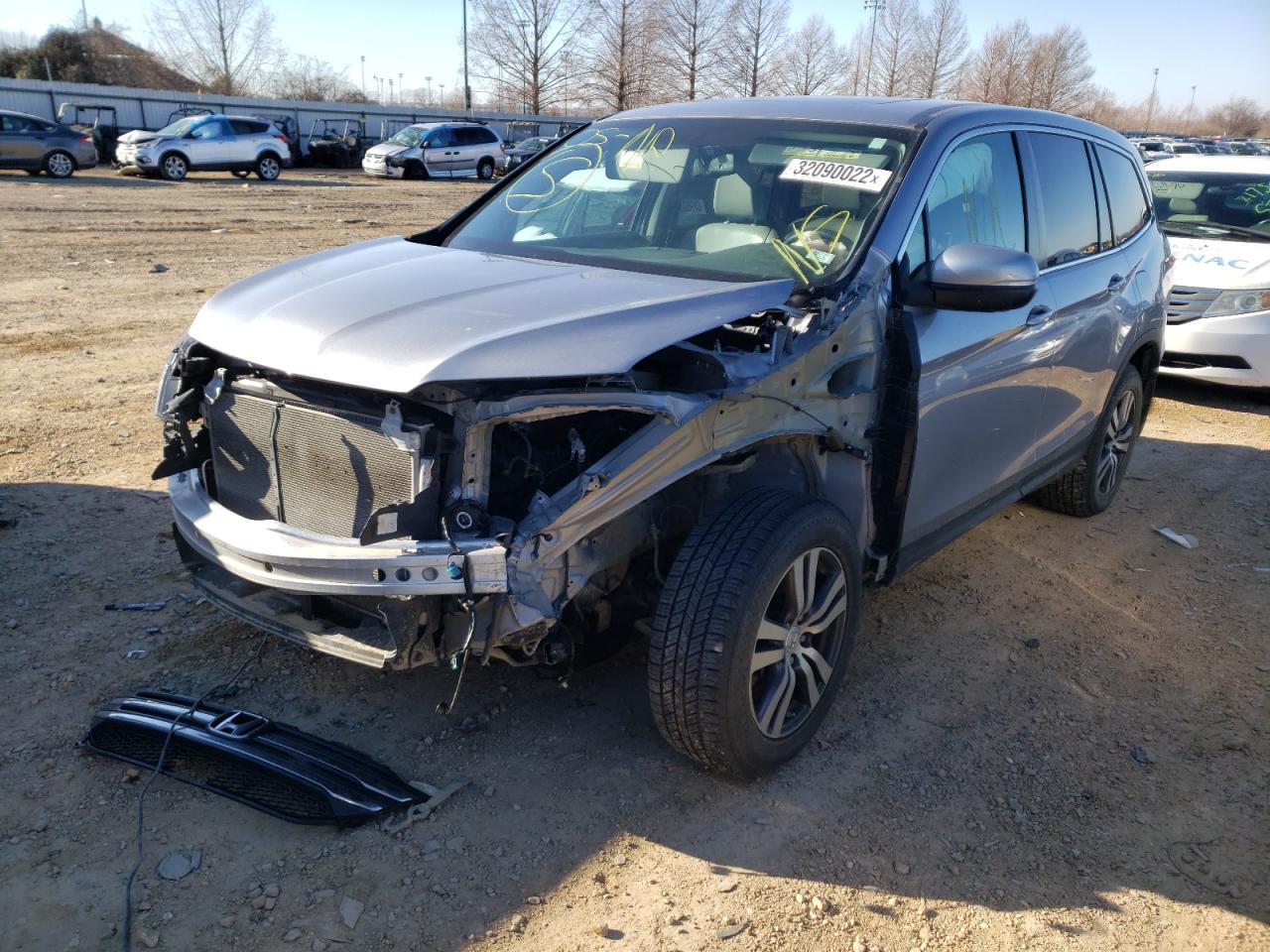 Photo 2 from auction – 2017 HONDA PILOT EXL with VIN 5FNYF6H5XHB050762