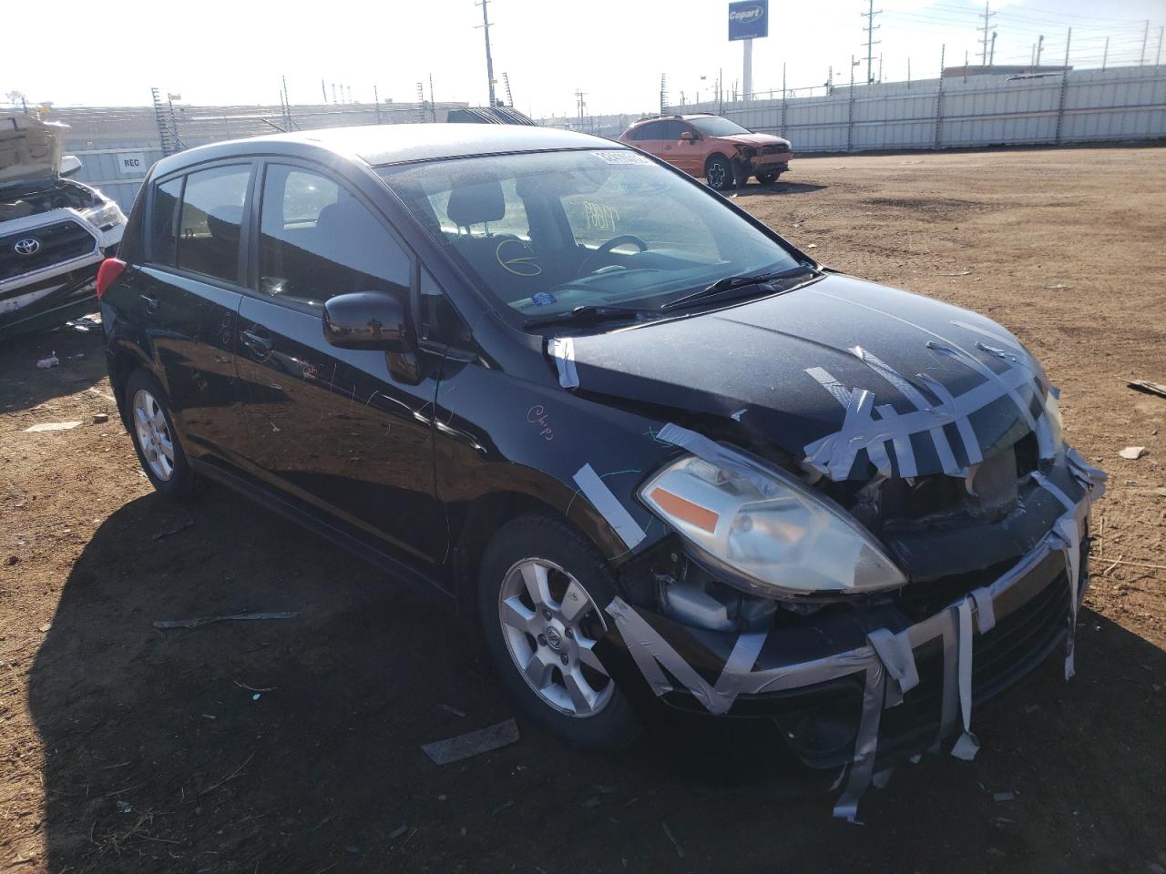 NISSAN VERSA S 2007 with VIN 3N1BC13E67L413103 - Photo from auction