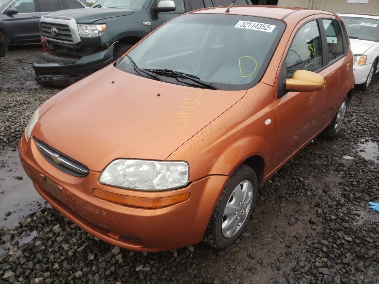 Photo 2 from auction – 2006 CHEVROLET AVEO BASE with VIN KL1TD66616B636995
