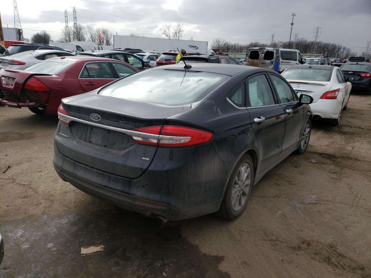 Photo 4 from auction – 2017 FORD FUSION SE with VIN 3FA6P0H76HR348877
