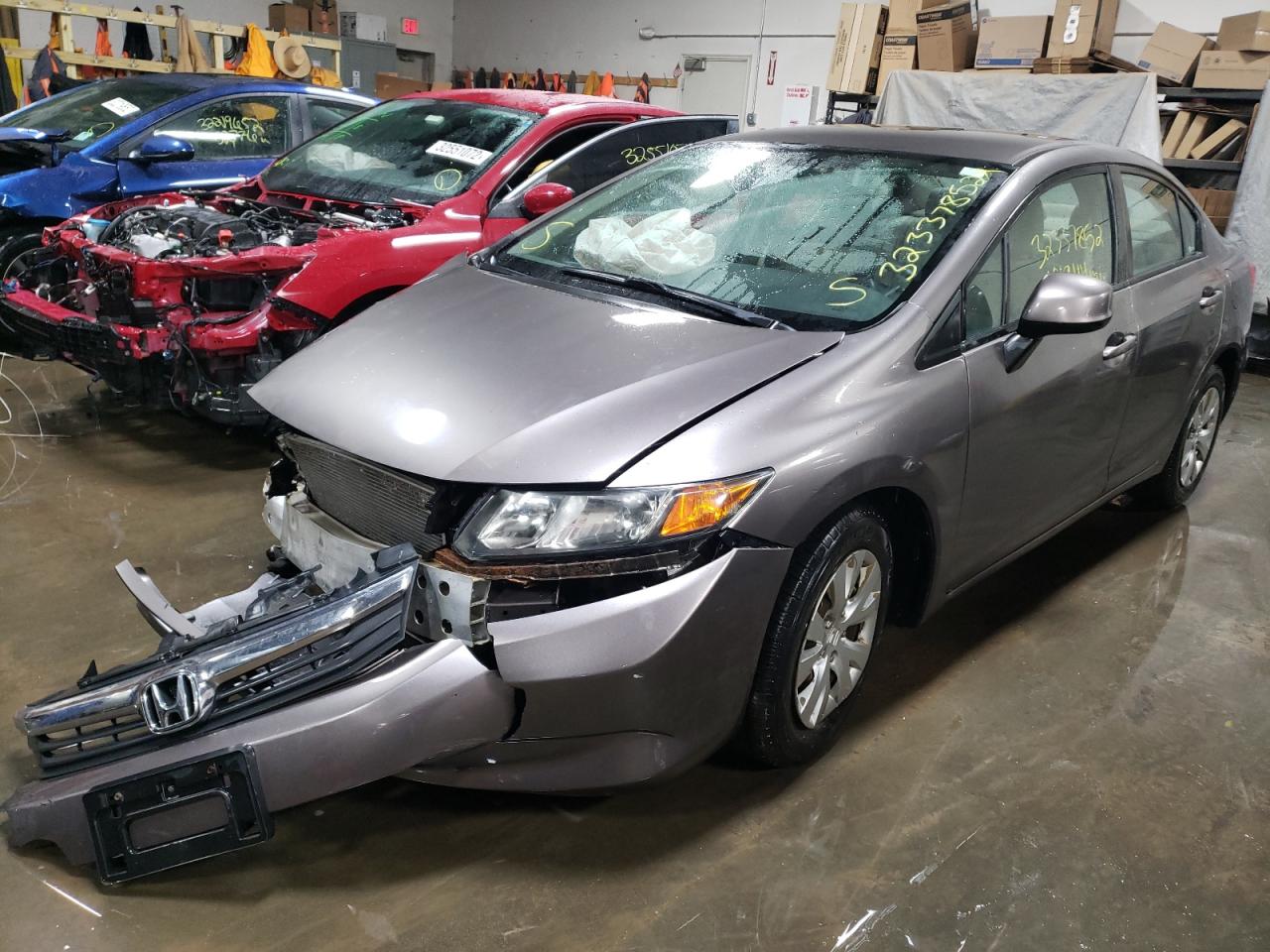 Photo 2 from auction – 2012 HONDA CIVIC LX with VIN 19XFB2F59CE089291