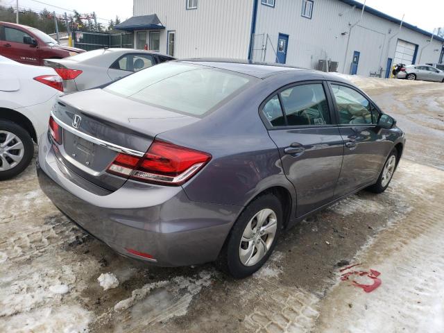 Photo 4 from auction – 2015 HONDA CIVIC LX with VIN 19XFB2F54FE104722