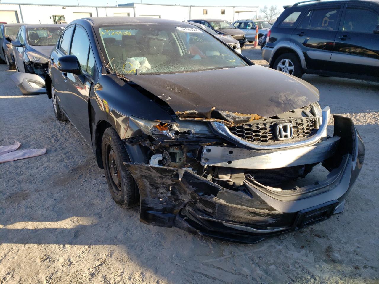 Photo 1 from auction – 2013 HONDA CIVIC LX with VIN 2HGFB2F5XDH524908