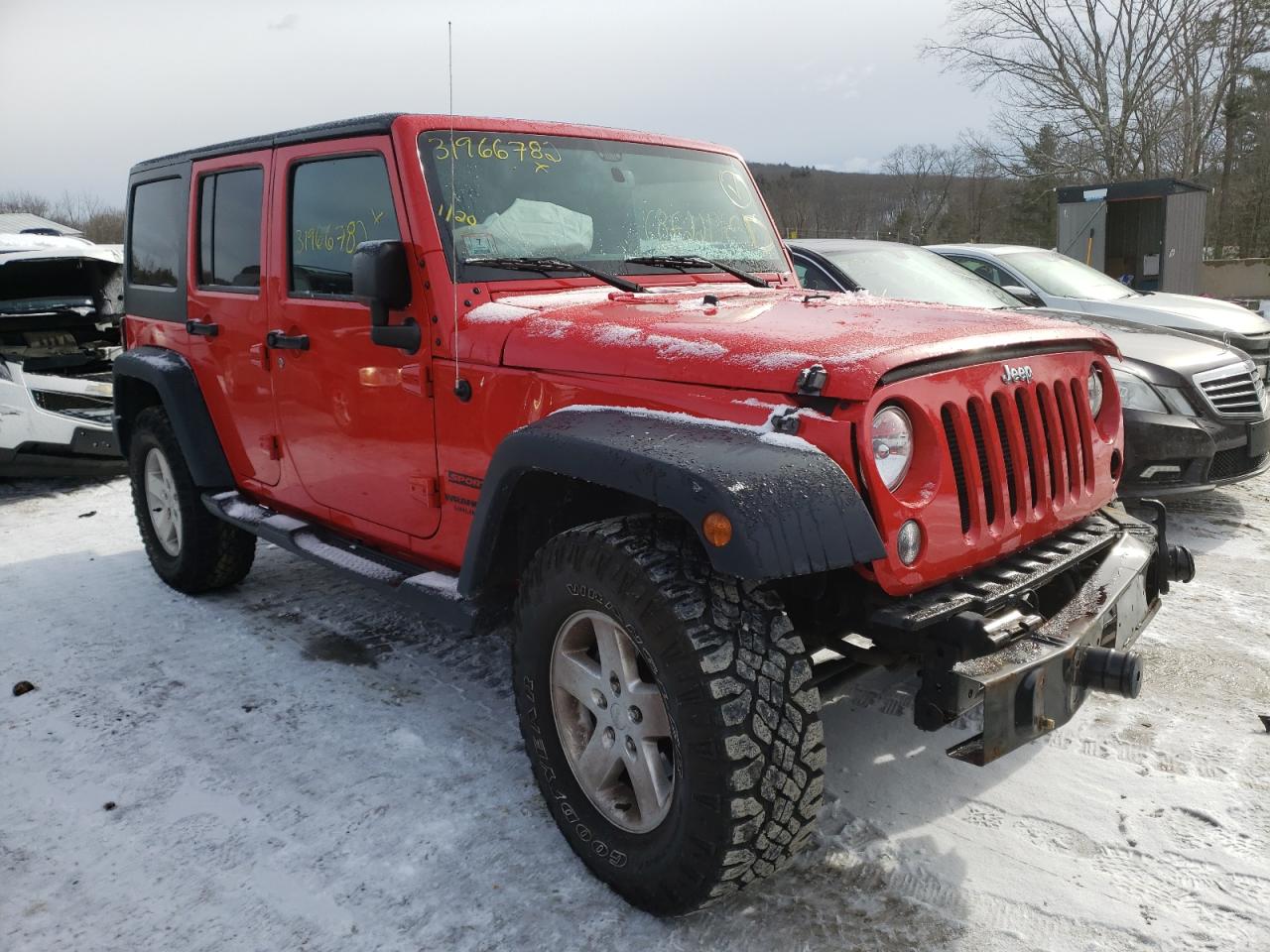 JEEP WRANGLER U 2016 with VIN 1C4BJWDG6GL127988 - Photo from auction
