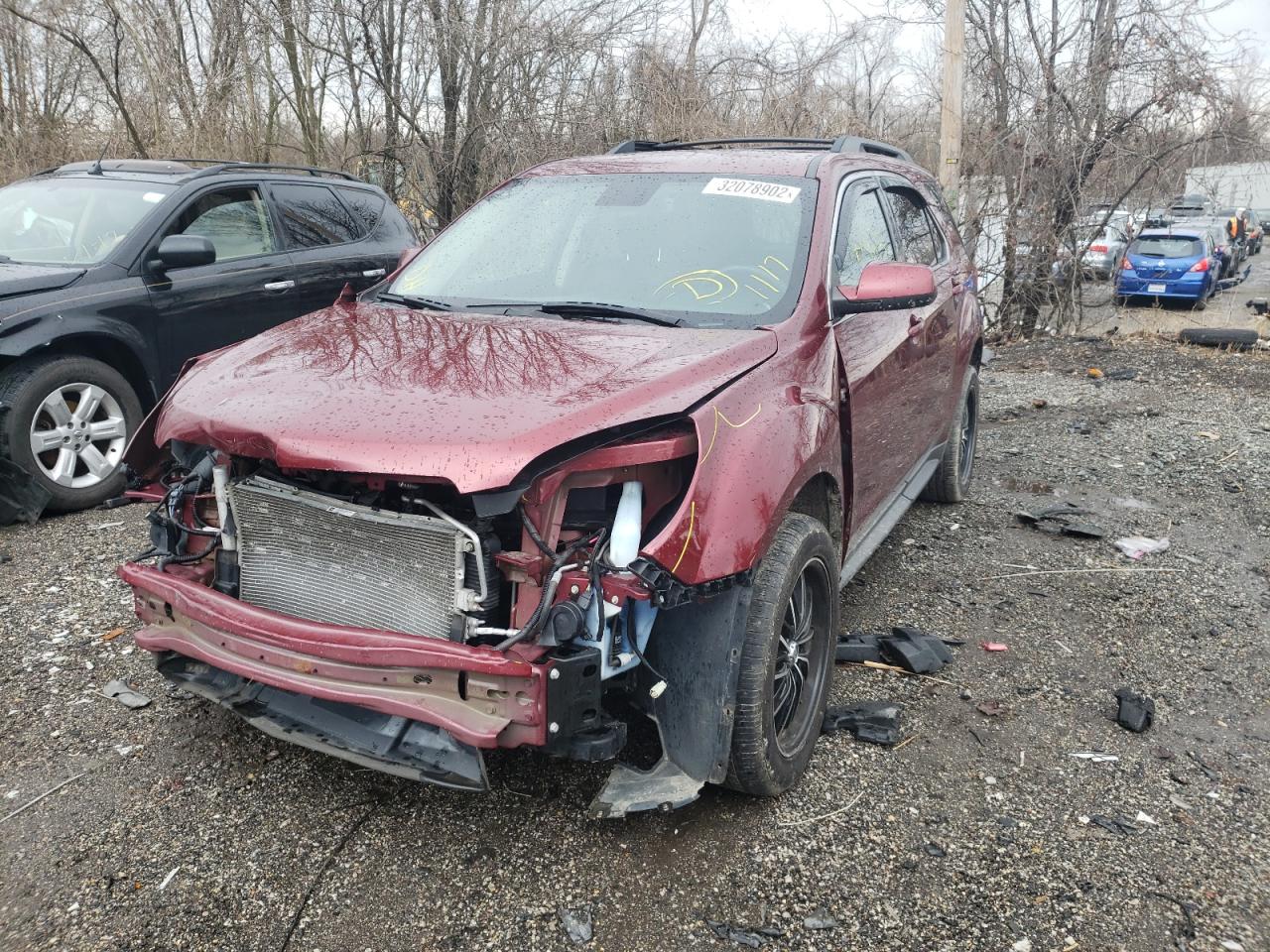 Photo 2 from auction – 2016 CHEVROLET EQUINOX LT with VIN 2GNALCEK7G6144113