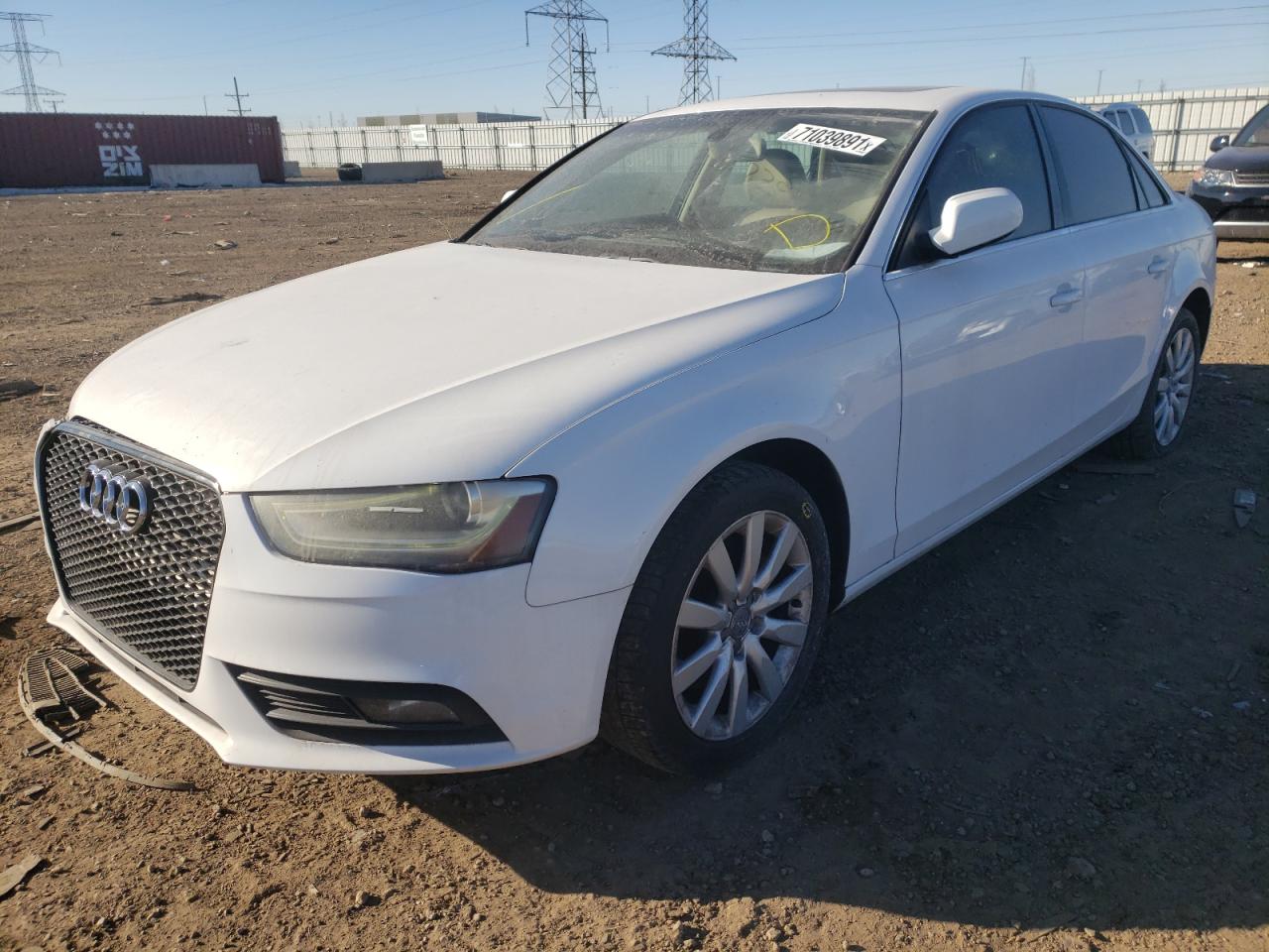 Photo 2 from auction – 2013 AUDI A4 PREMIUM with VIN WAUAFAFL3DA050883