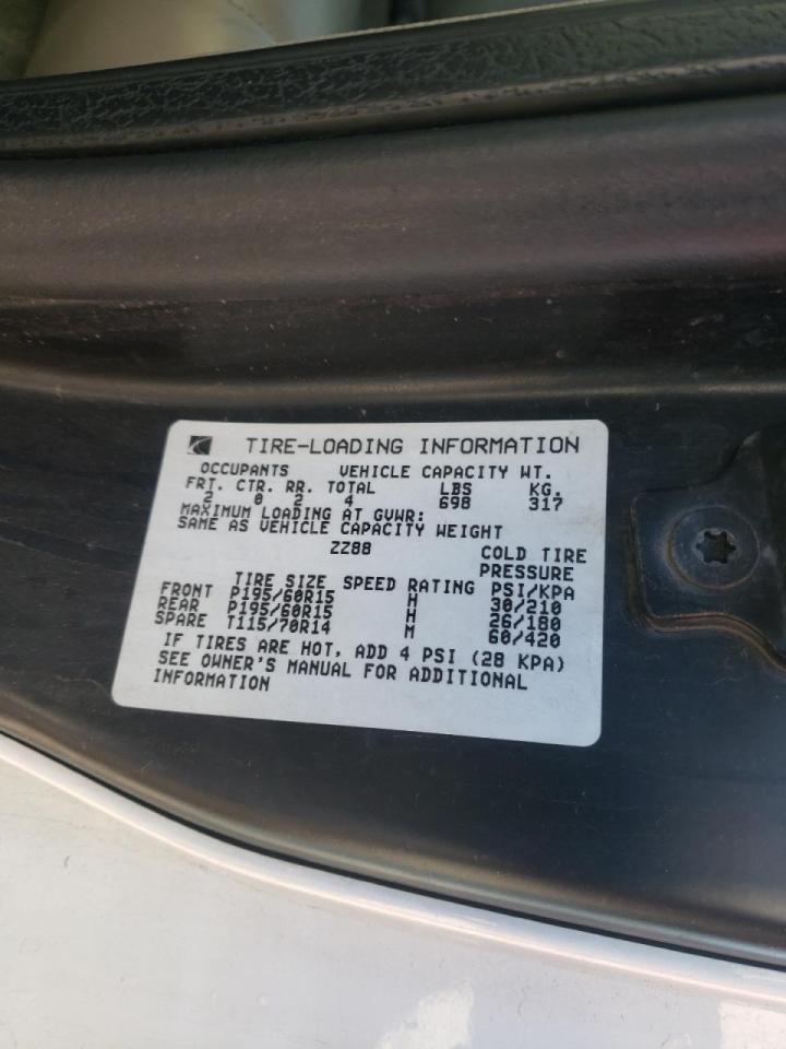 Photo 10 from auction – 2001 SATURN SC2 with VIN 1G8ZY127X1Z224321
