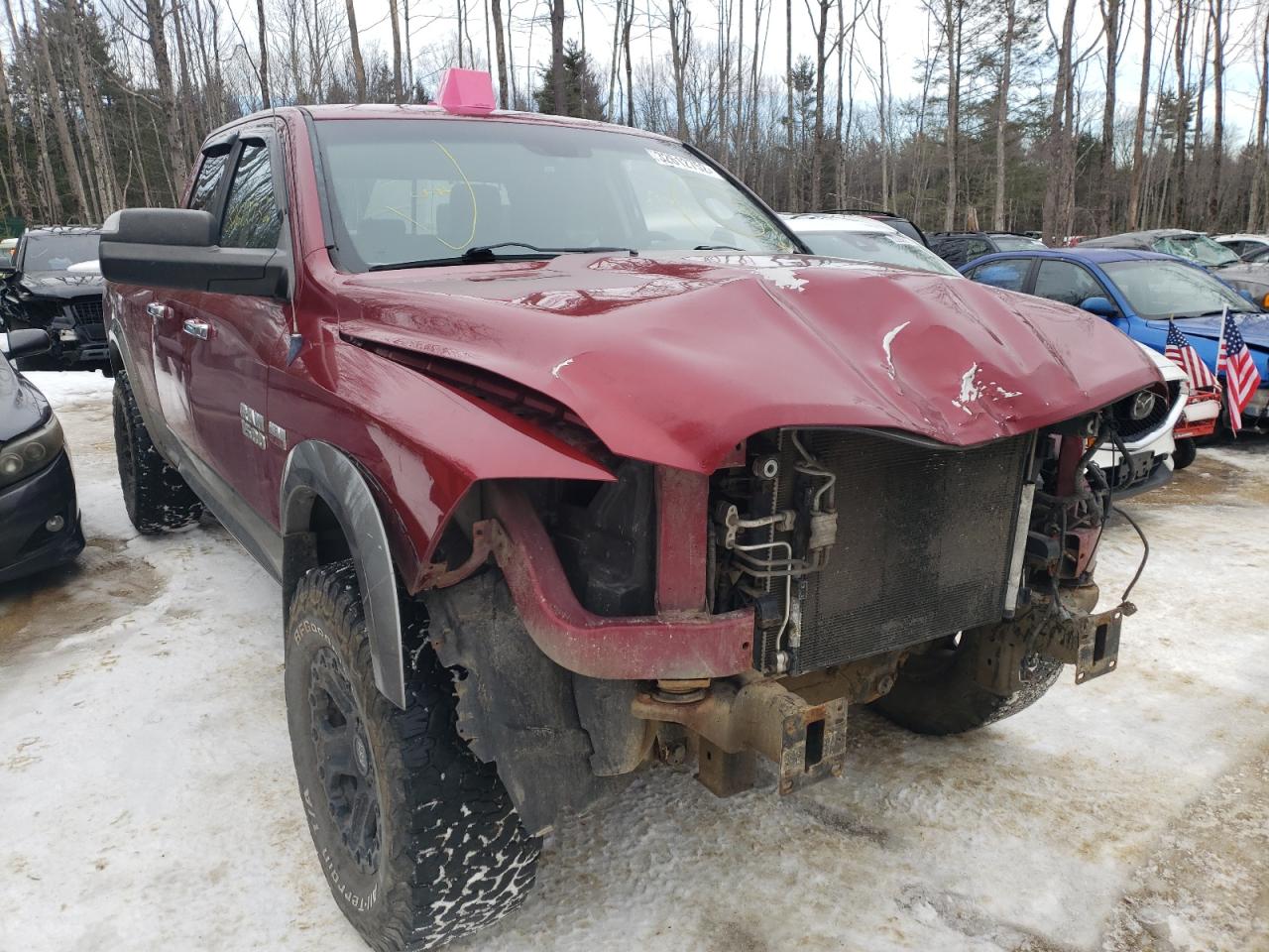 RAM 1500 SLT 2013 with VIN 1C6RR7GT9DS534881 - Photo from auction
