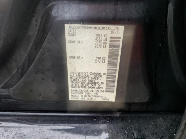 Photo 10 from auction – 2015 NISSAN ALTIMA 3.5 with VIN 1N4BL3AP2FC265934