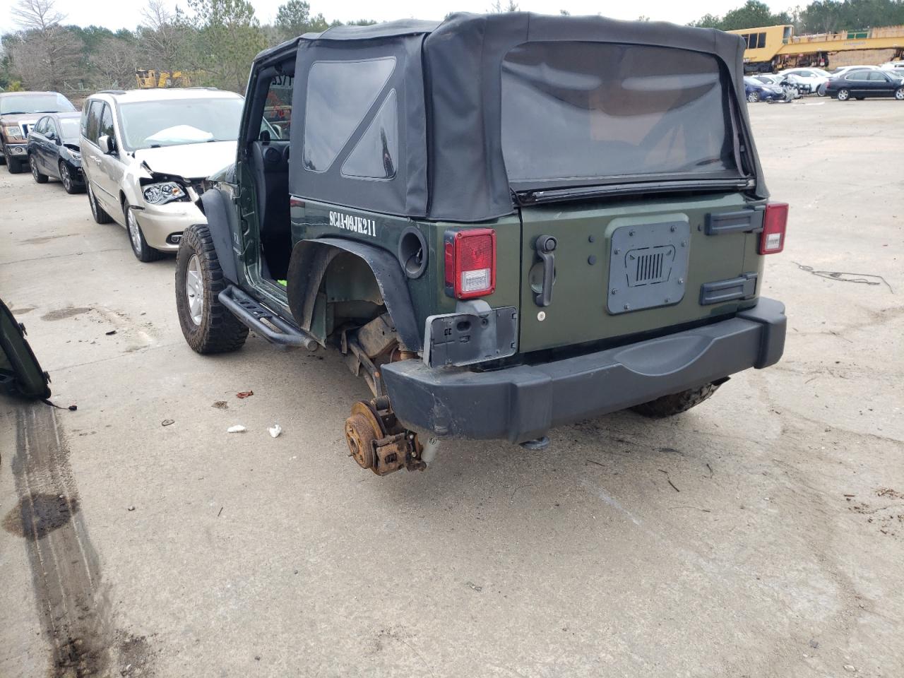 Photo 3 from auction – 2009 JEEP WRANGLER X with VIN 1J4FA241X9L729831