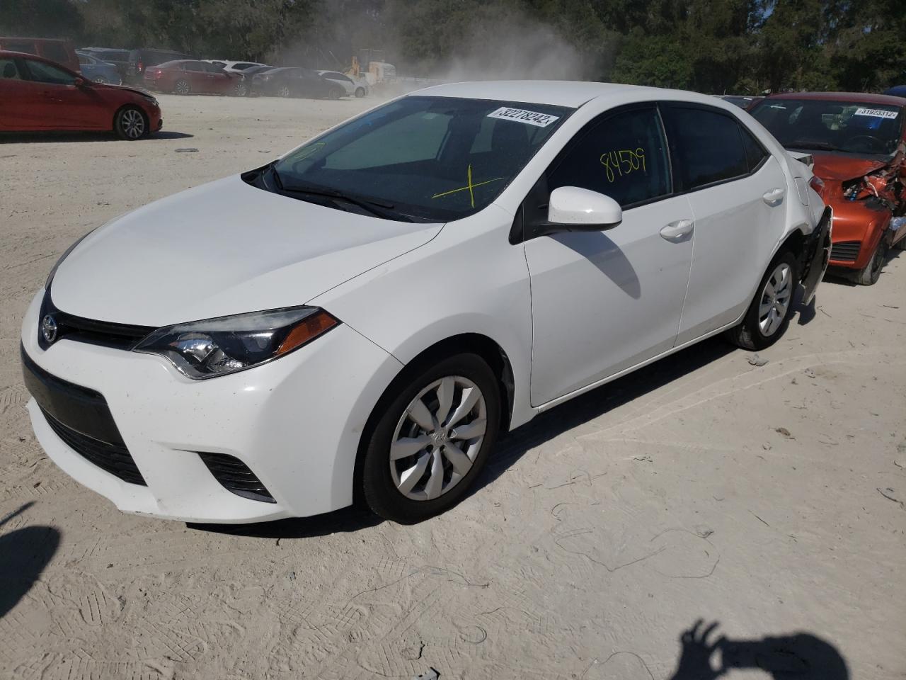 Photo 2 from auction – 2016 TOYOTA COROLLA L with VIN 2T1BURHE0GC603788