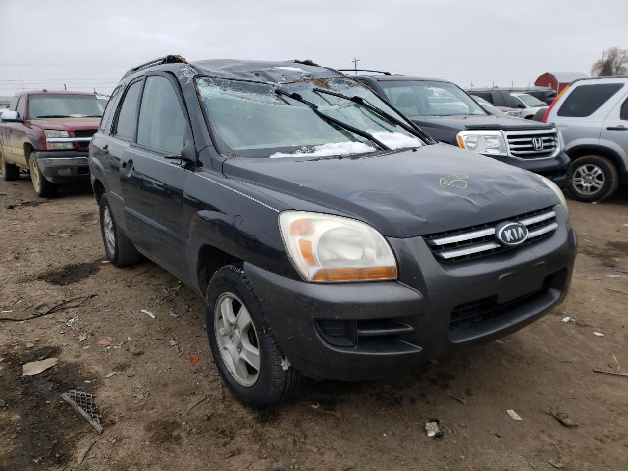 KIA SPORTAGE L 2007 with VIN KNDJF724077347907 - Photo from auction