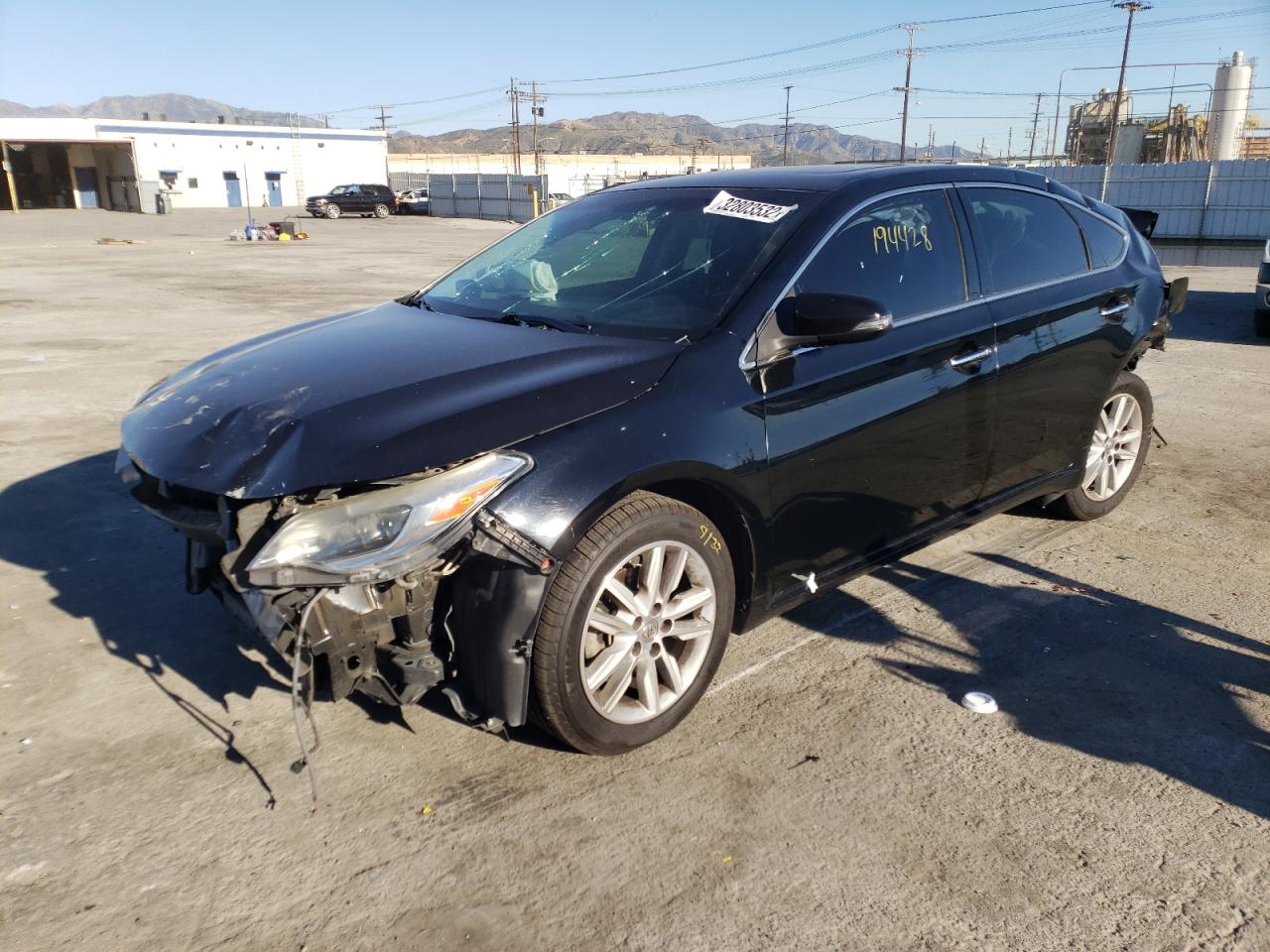 Photo 2 from auction – 2014 TOYOTA AVALON BAS with VIN 4T1BK1EB4EU099243