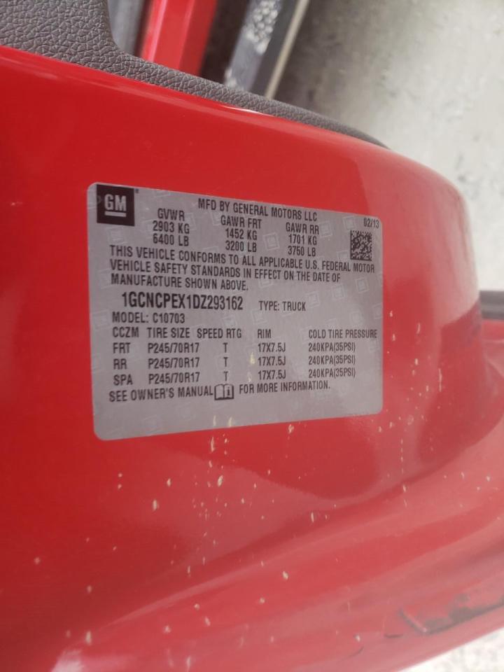 Photo 10 from auction – 2013 CHEVROLET SILVERADO with VIN 1GCNCPEX1DZ293162