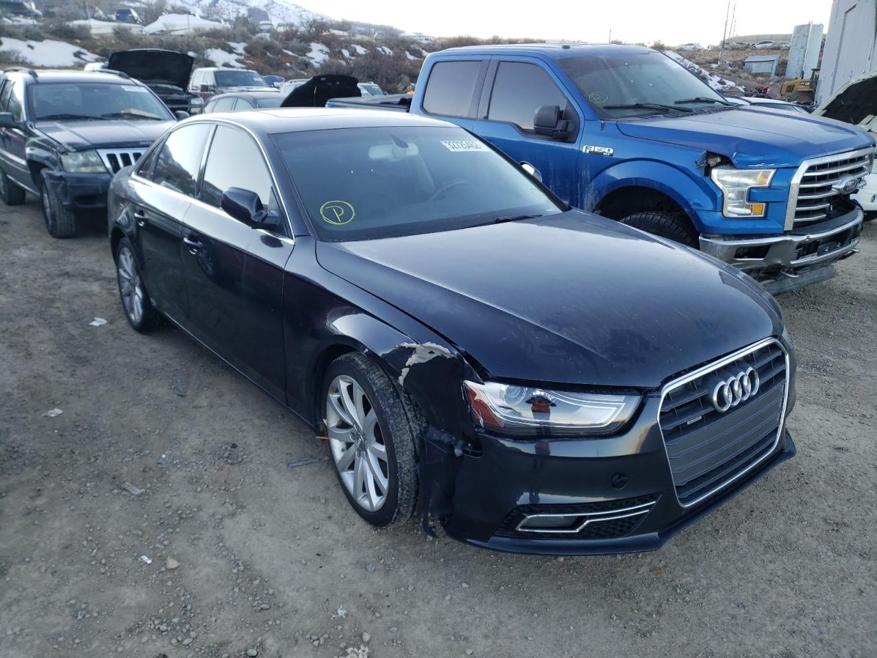 AUDI A4 PREMIUM 2013 with VIN WAUFFAFL3DN003707 - Photo from auction