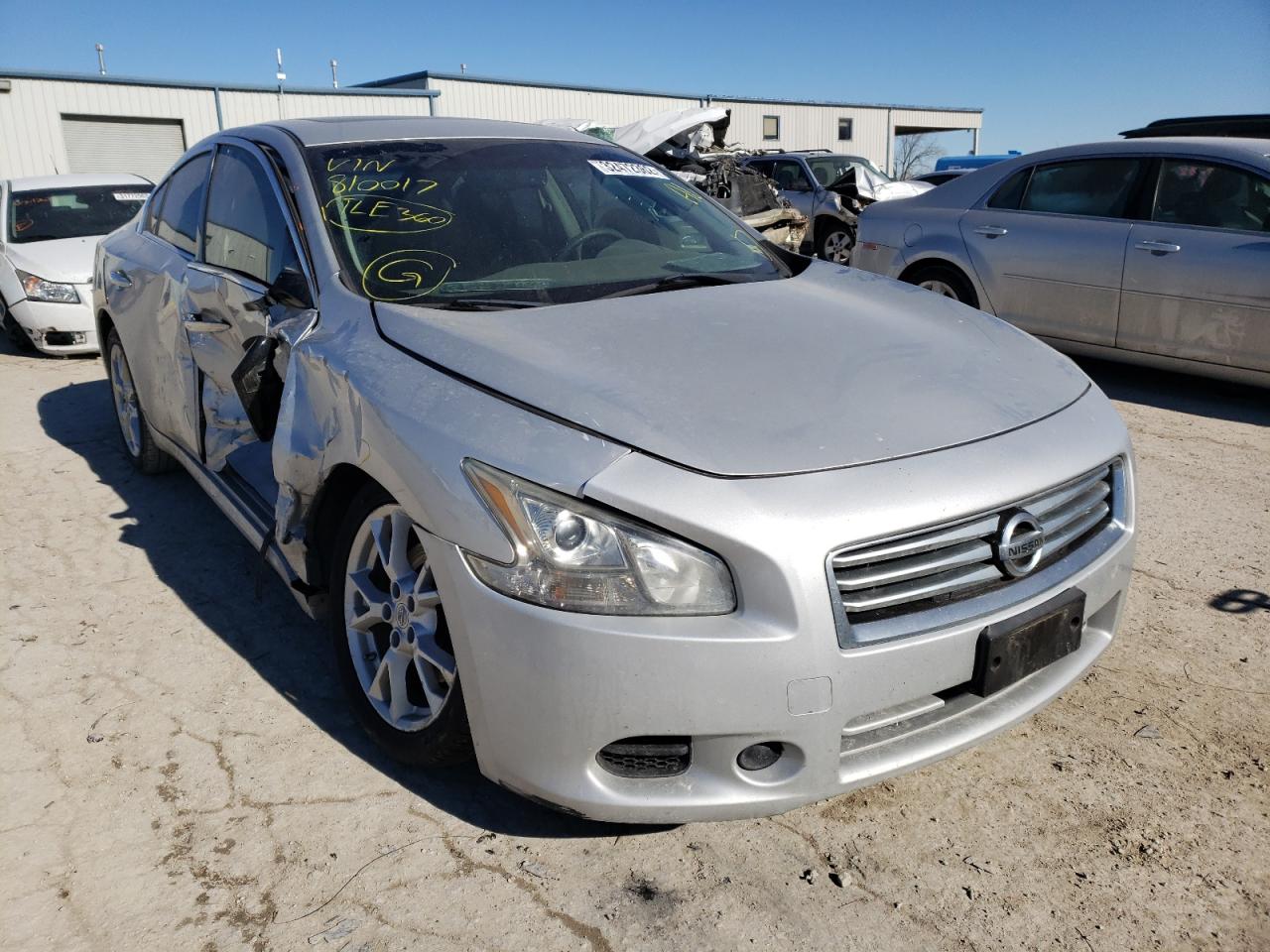 NISSAN MAXIMA S 2012 with VIN 1N4AA5AP7CC810017 - Photo from auction