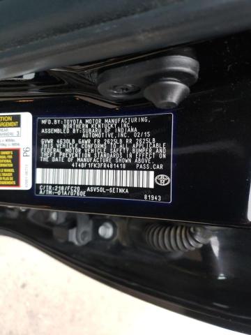 Photo 10 from auction – 2015 TOYOTA CAMRY LE with VIN 4T4BF1FK3FR481418