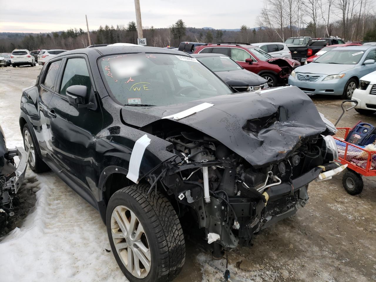NISSAN JUKE S 2015 with VIN JN8AF5MV2FT555386 - Photo from auction
