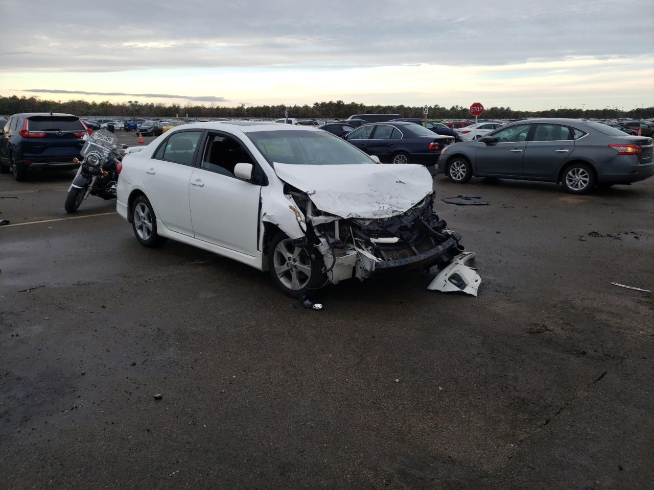 TOYOTA COROLLA BA 2011 with VIN 2T1BU4EE5BC735252 - Photo from auction