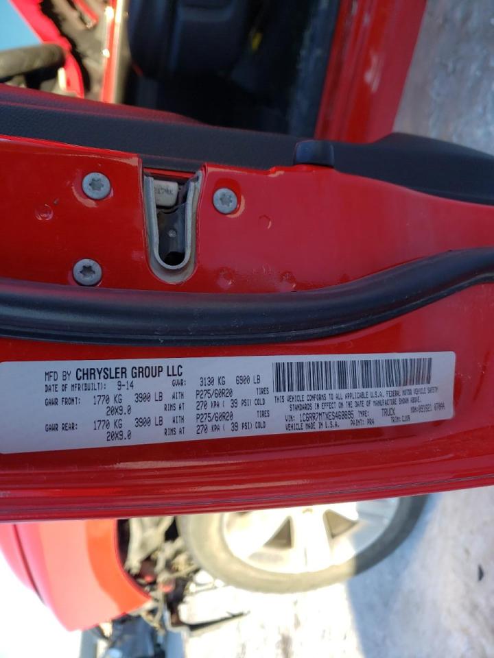 Photo 10 from auction – 2014 RAM 1500 SPORT with VIN 1C6RR7MTXES468895