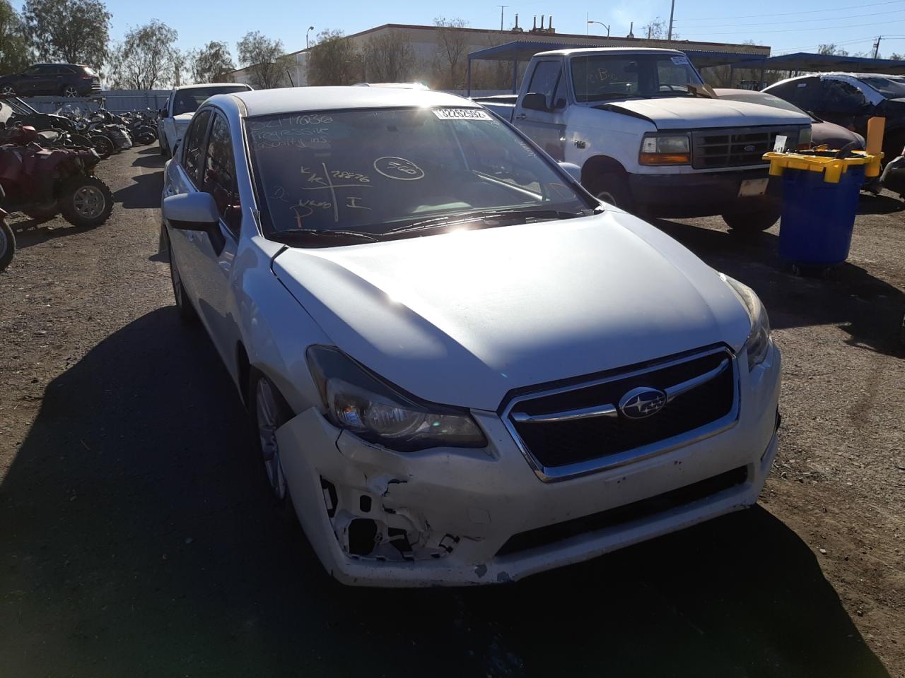 SUBARU IMPREZA PR 2016 with VIN JF1GJAB60GH007633 - Photo from auction