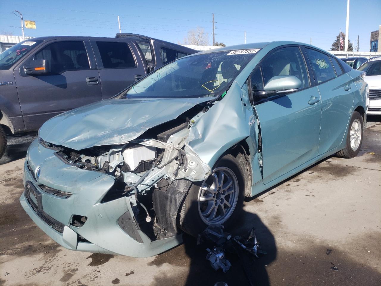 Photo 2 from auction – 2017 TOYOTA PRIUS with VIN JTDKBRFU5H3054566