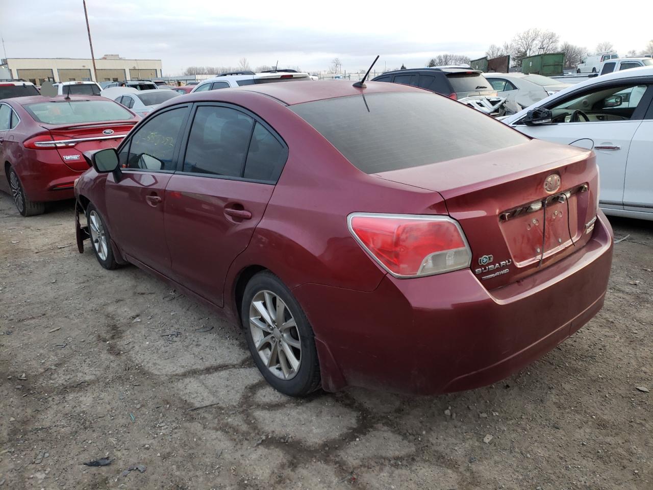 Photo 3 from auction – 2013 SUBARU IMPREZA PR with VIN JF1GJAC69DH019760