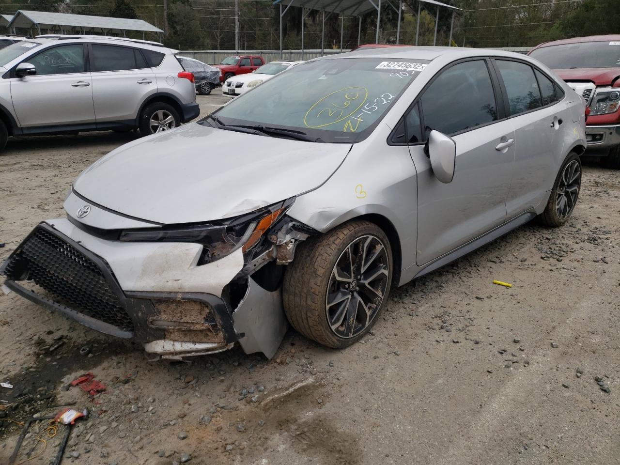 Photo 2 from auction – 2020 TOYOTA COROLLA SE with VIN 5YFS4RCE9LP049037