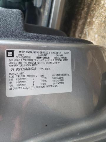 Photo 10 from auction – 2009 GMC SIERRA C15 with VIN 3GTEC23399G207235