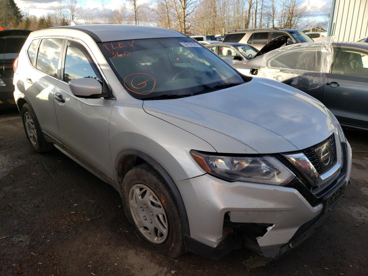 Photo 1 from auction – 2017 NISSAN ROGUE S with VIN JN8AT2MVXHW279077