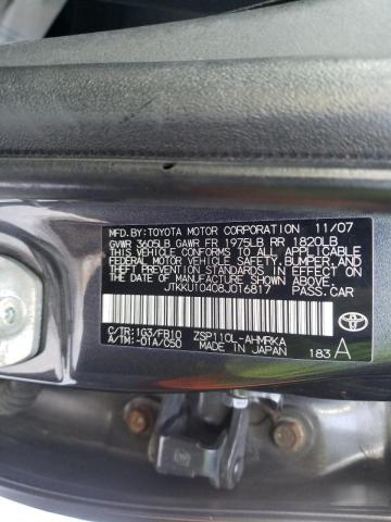 Photo 10 from auction – 2008 TOYOTA SCION XD with VIN JTKKU10408J016817