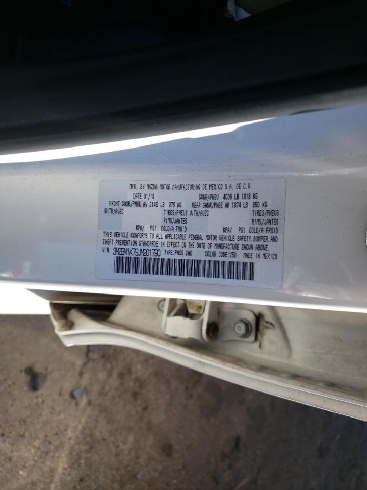Photo 10 from auction – 2018 MAZDA 3 SPORT with VIN 3MZBN1K79JM201790