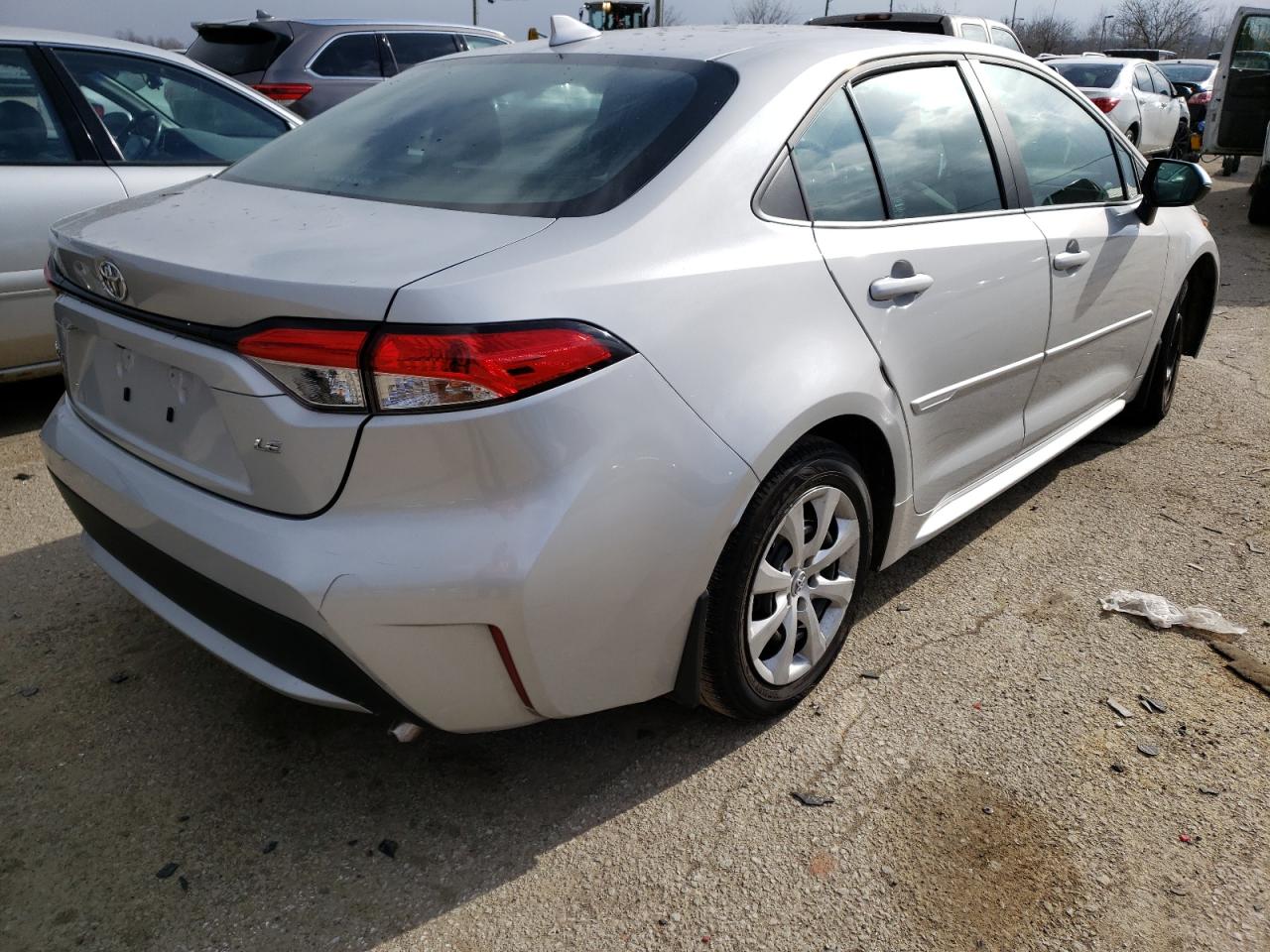 Photo 4 from auction – 2021 TOYOTA COROLLA LE with VIN 5YFEPMAE4MP270122