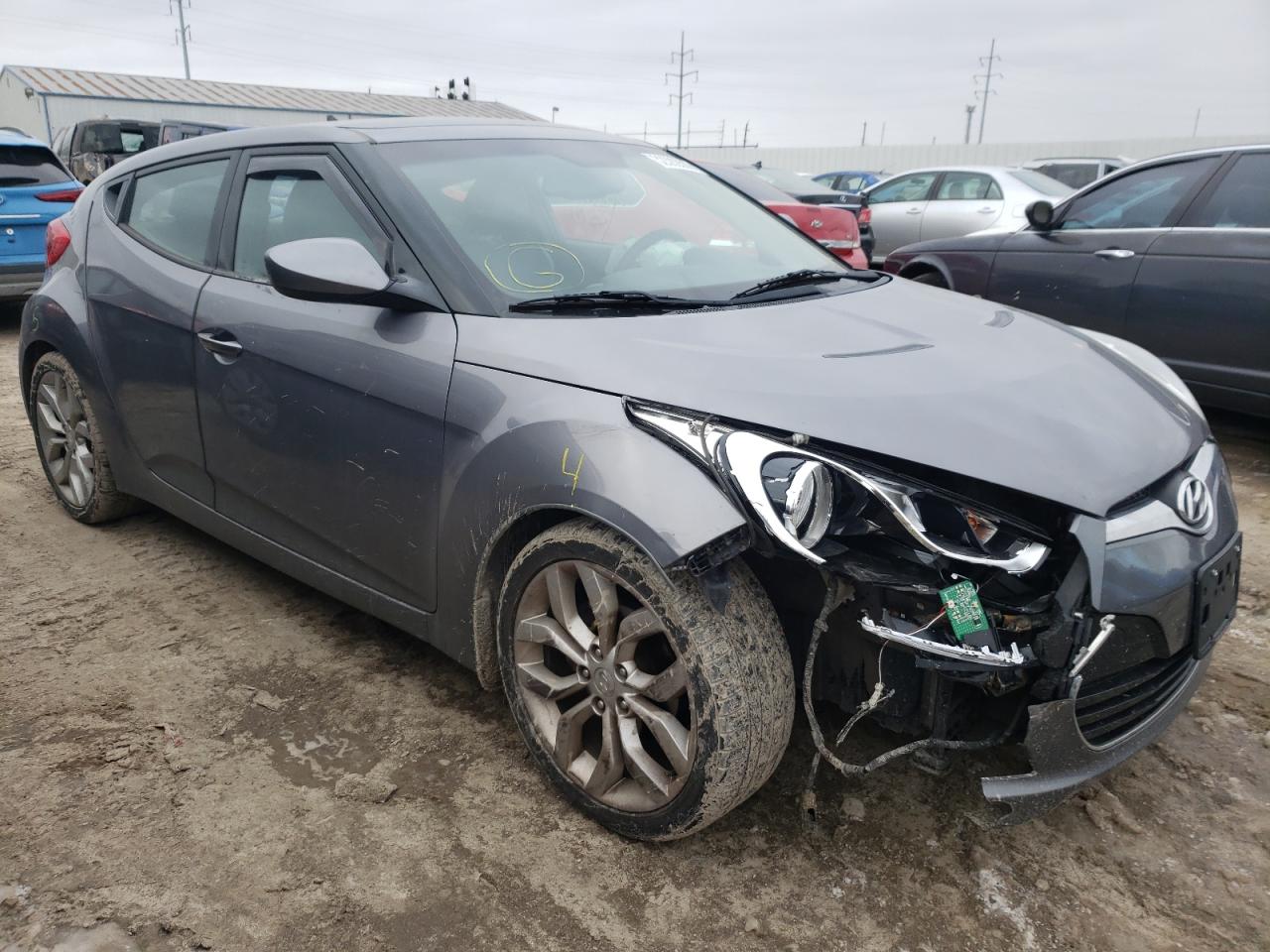 HYUNDAI VELOSTER 2012 with VIN KMHTC6AD9CU030518 - Photo from auction