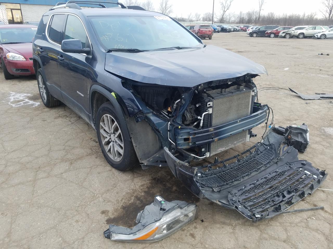 GMC ACADIA SLE 2017 with VIN 1GKKNLLS3HZ153671 - Photo from auction