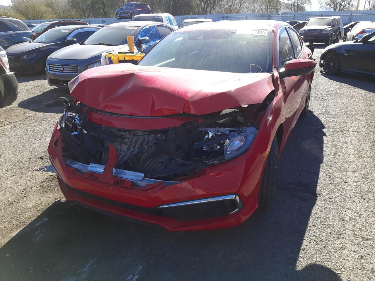 Photo 2 from auction – 2020 HONDA CIVIC LX with VIN 2HGFC2F63LH557592